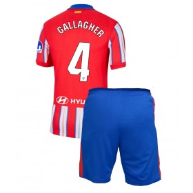 Atletico Madrid Conor Gallagher #4 Hjemme skjorte til barn 2024-25 Kortermet (+ korte bukser)